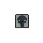 3D Patch - Punisher Skull тип 2 (флюоресцентный)